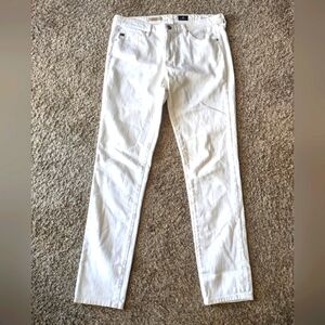 AG Adriano Goldschmied Women's White Jean The Primary Cigarette 29R